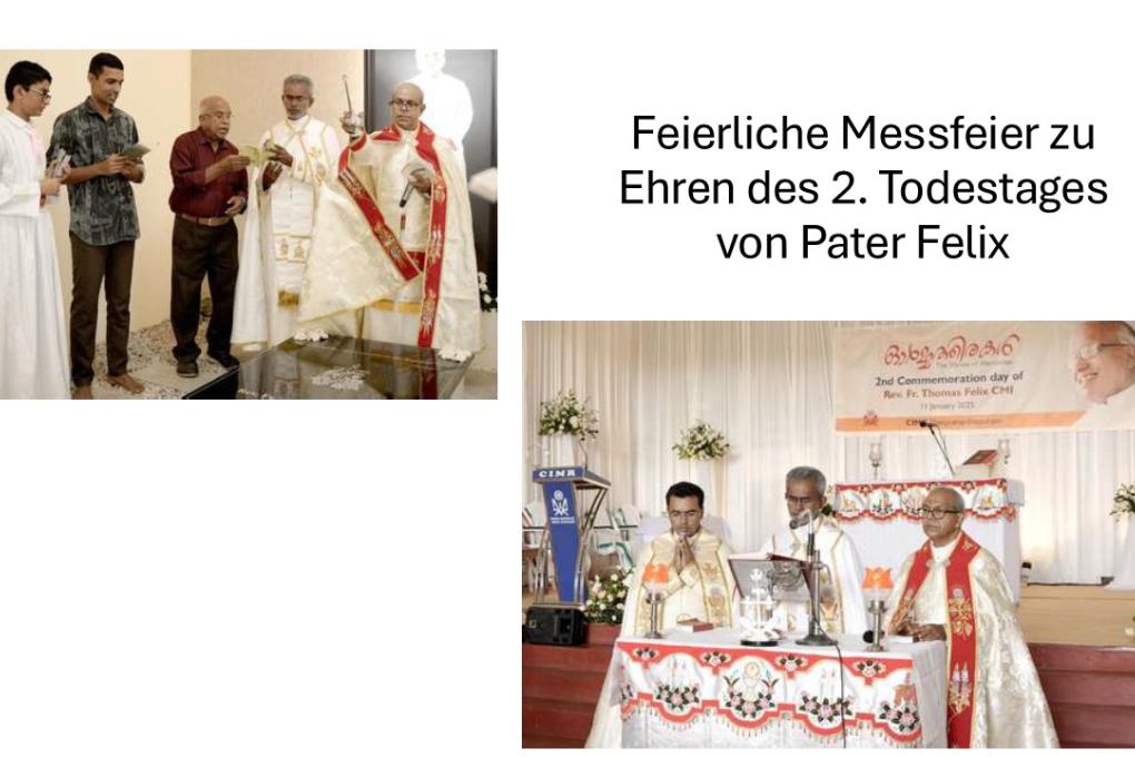 Feierliche Messfeier zu Ehren des 2. Todestage